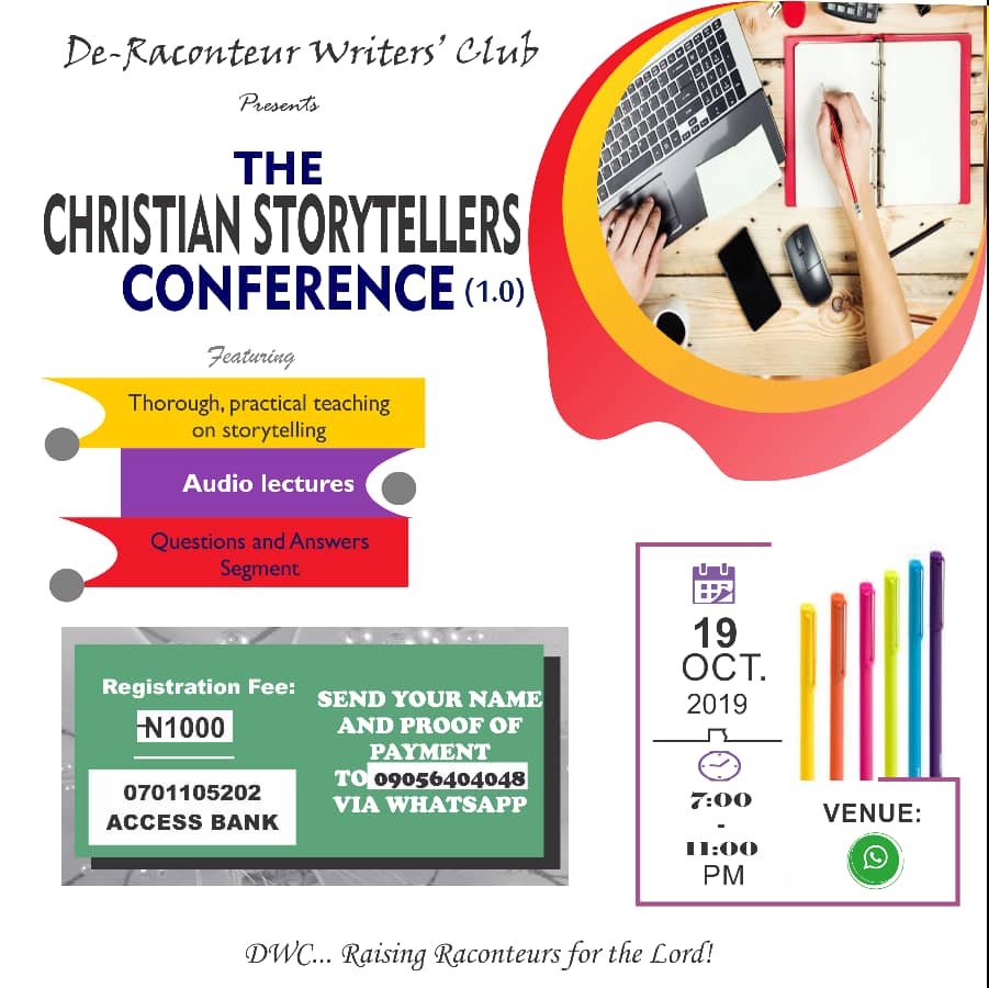 THE CHRISTIAN STORYTELLERS CONFERENCE 1.0 BY DE-RACONTEUR